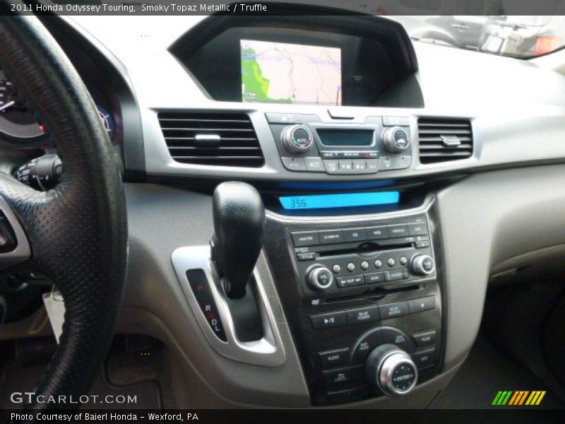 Smoky Topaz Metallic / Truffle 2011 Honda Odyssey Touring