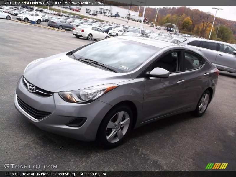 Titanium Gray Metallic / Gray 2011 Hyundai Elantra GLS