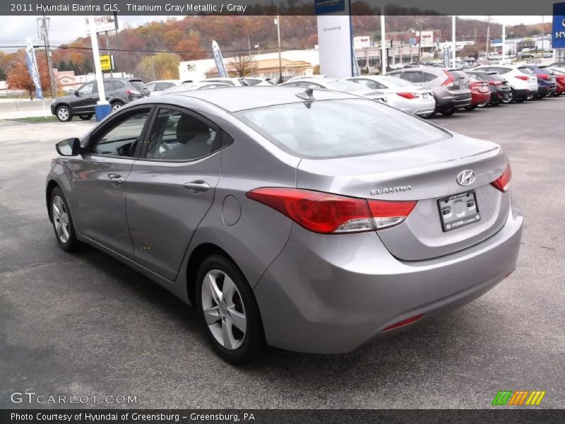 Titanium Gray Metallic / Gray 2011 Hyundai Elantra GLS