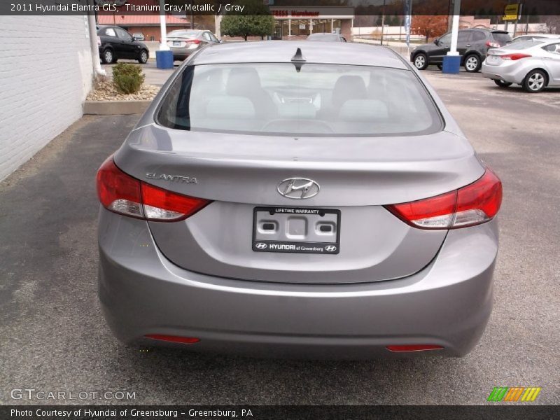 Titanium Gray Metallic / Gray 2011 Hyundai Elantra GLS