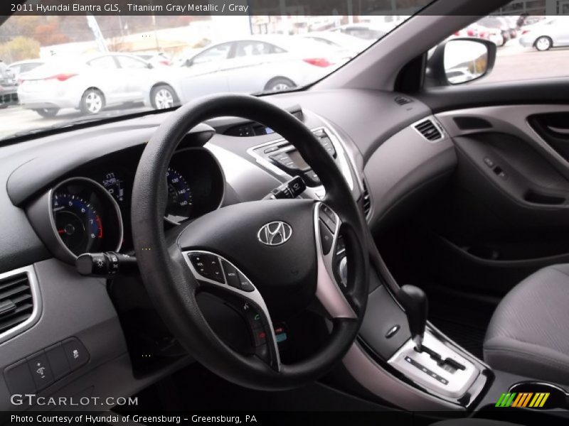 Titanium Gray Metallic / Gray 2011 Hyundai Elantra GLS