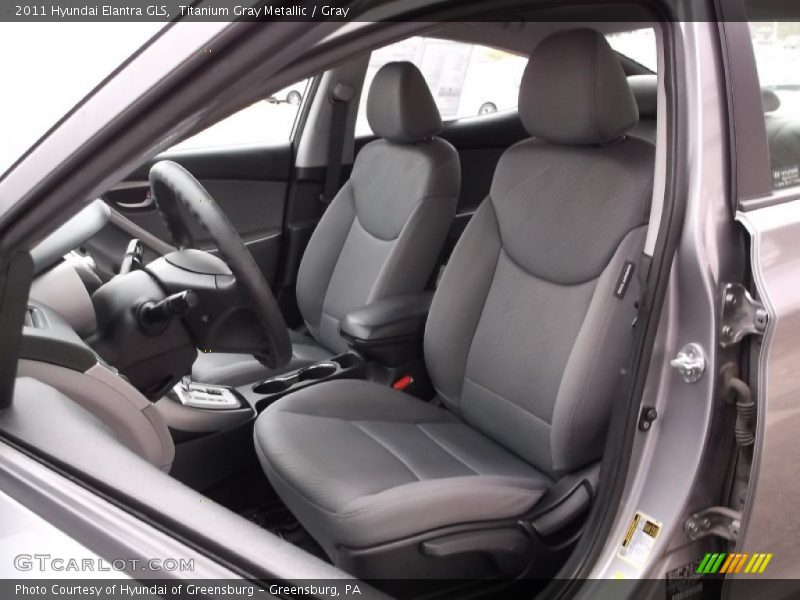 Titanium Gray Metallic / Gray 2011 Hyundai Elantra GLS