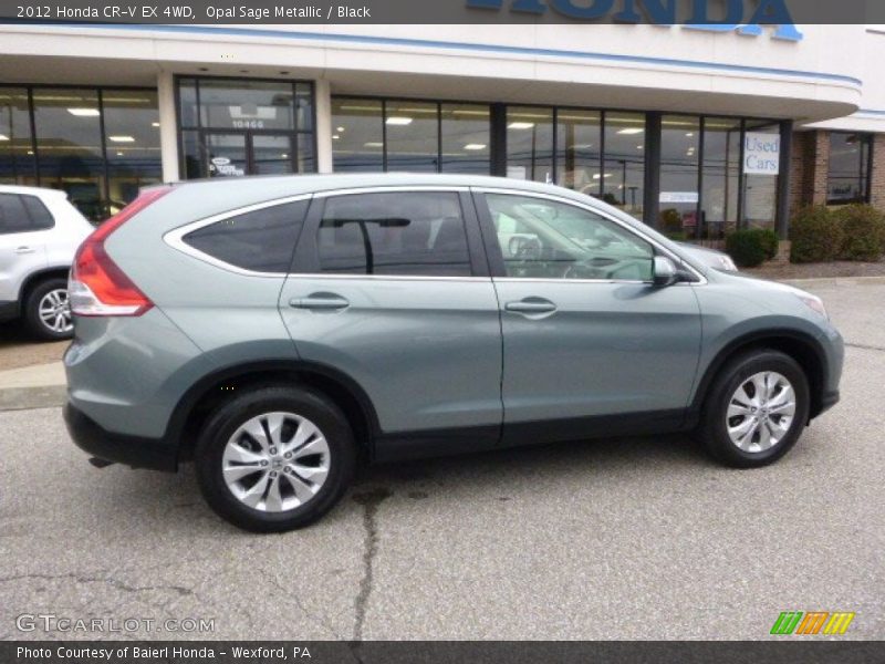 Opal Sage Metallic / Black 2012 Honda CR-V EX 4WD