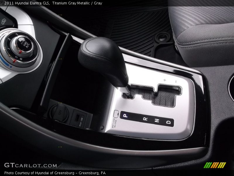 Titanium Gray Metallic / Gray 2011 Hyundai Elantra GLS
