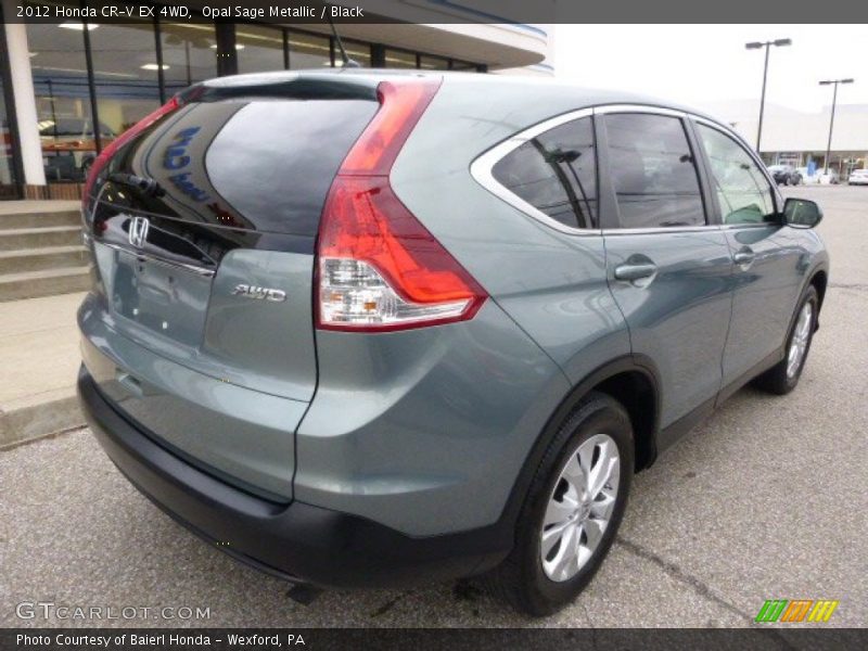 Opal Sage Metallic / Black 2012 Honda CR-V EX 4WD