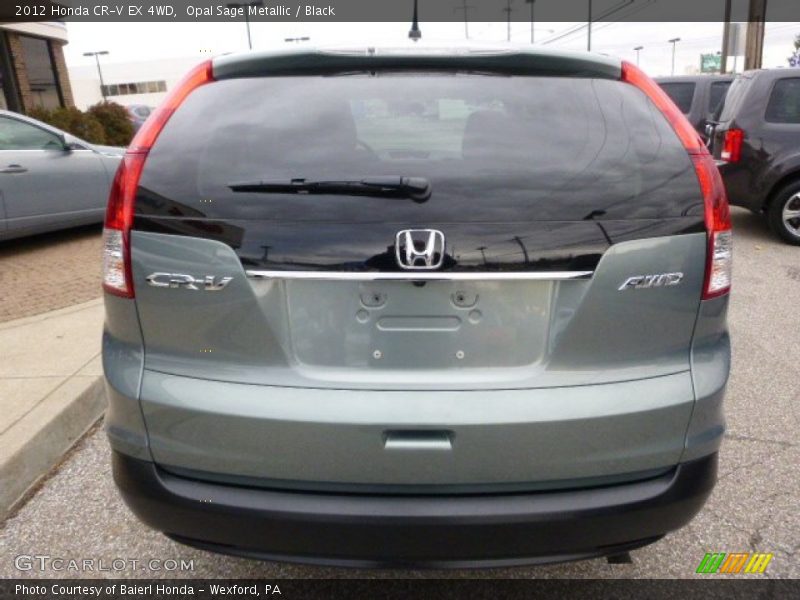 Opal Sage Metallic / Black 2012 Honda CR-V EX 4WD