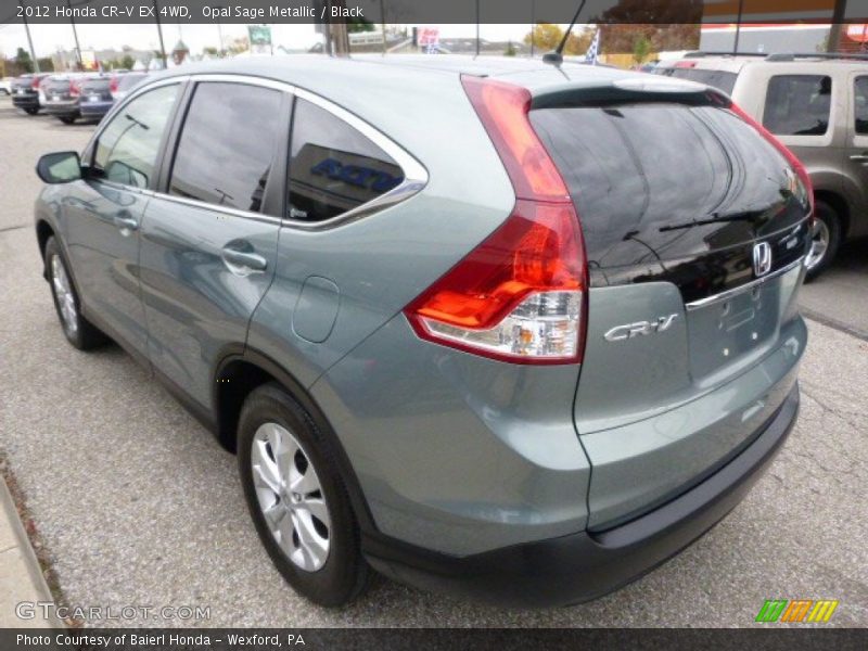 Opal Sage Metallic / Black 2012 Honda CR-V EX 4WD