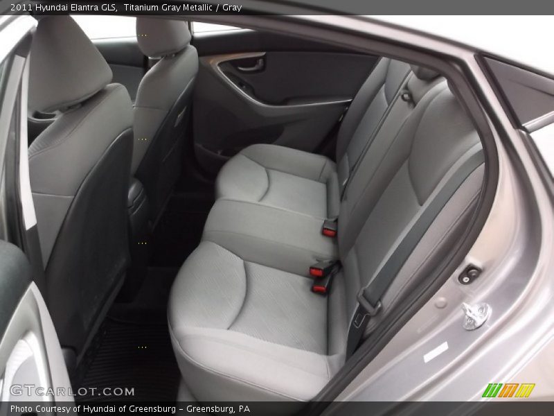 Titanium Gray Metallic / Gray 2011 Hyundai Elantra GLS