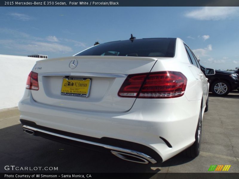 Polar White / Porcelain/Black 2015 Mercedes-Benz E 350 Sedan
