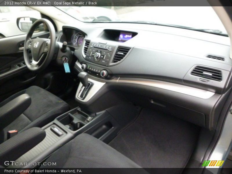 Opal Sage Metallic / Black 2012 Honda CR-V EX 4WD