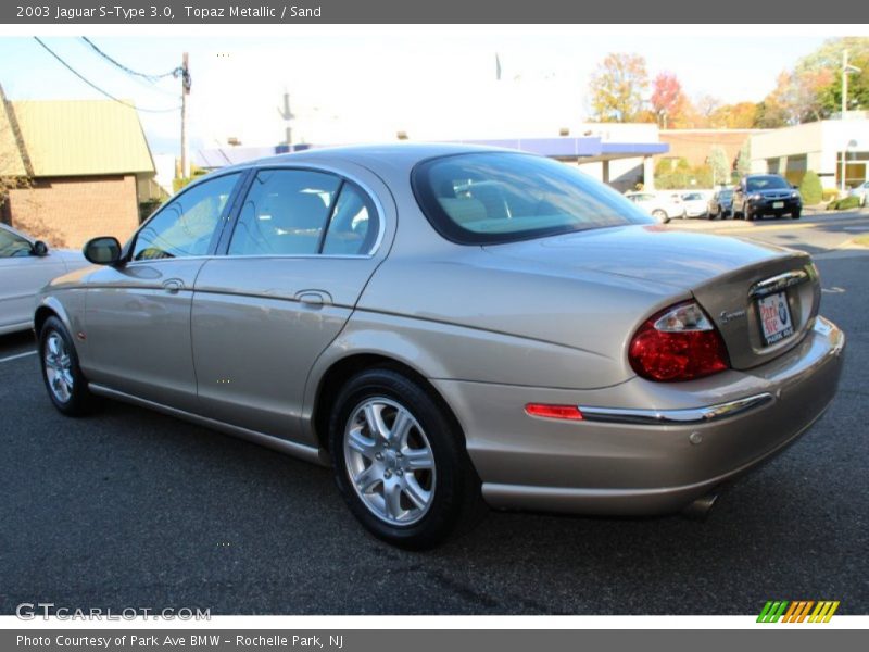 Topaz Metallic / Sand 2003 Jaguar S-Type 3.0