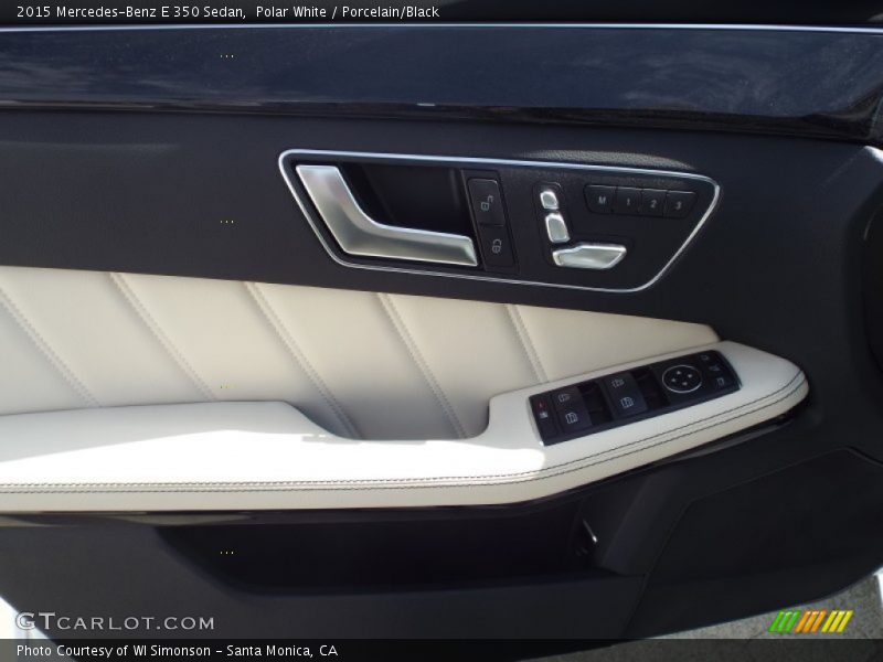 Polar White / Porcelain/Black 2015 Mercedes-Benz E 350 Sedan