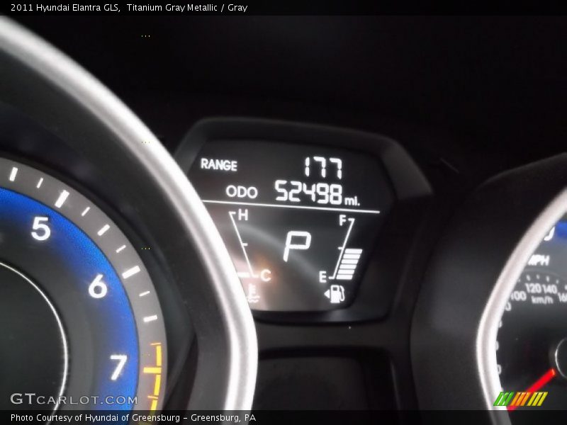 Titanium Gray Metallic / Gray 2011 Hyundai Elantra GLS