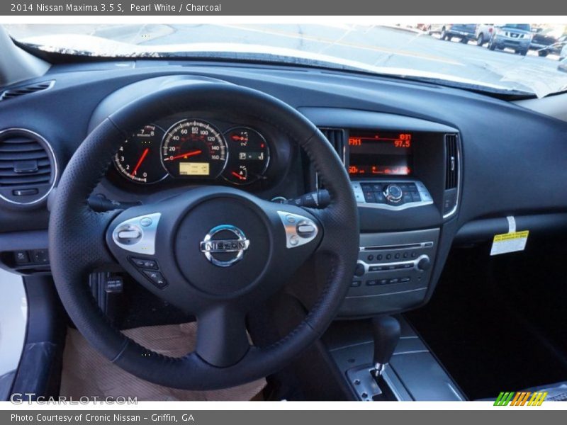 Pearl White / Charcoal 2014 Nissan Maxima 3.5 S