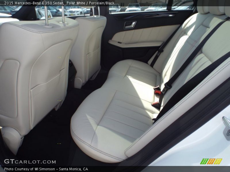 Polar White / Porcelain/Black 2015 Mercedes-Benz E 350 Sedan