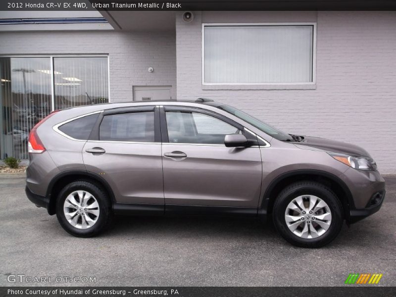 Urban Titanium Metallic / Black 2012 Honda CR-V EX 4WD