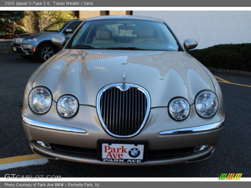 Topaz Metallic / Sand 2003 Jaguar S-Type 3.0