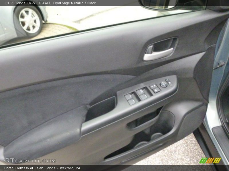 Opal Sage Metallic / Black 2012 Honda CR-V EX 4WD