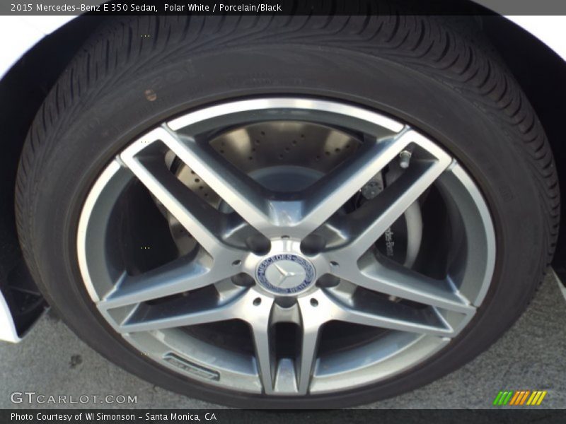 Polar White / Porcelain/Black 2015 Mercedes-Benz E 350 Sedan