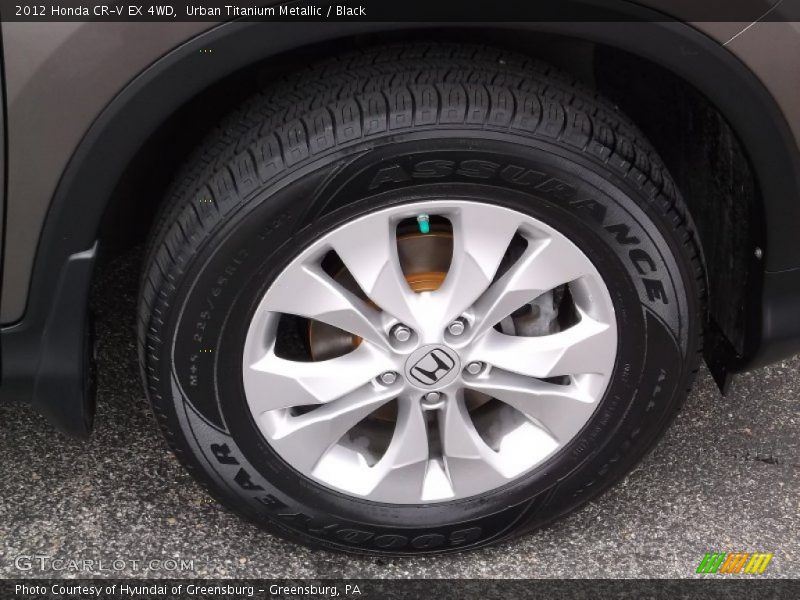 Urban Titanium Metallic / Black 2012 Honda CR-V EX 4WD