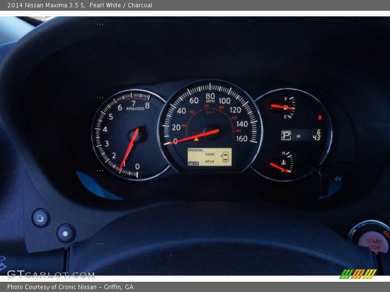 Pearl White / Charcoal 2014 Nissan Maxima 3.5 S
