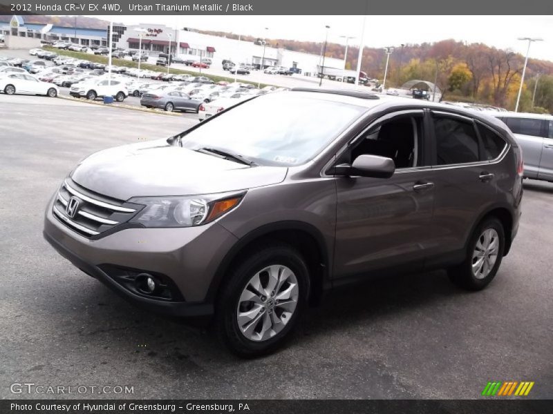 Urban Titanium Metallic / Black 2012 Honda CR-V EX 4WD