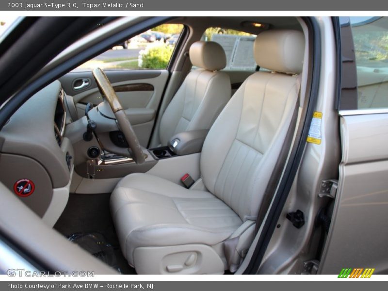 Topaz Metallic / Sand 2003 Jaguar S-Type 3.0