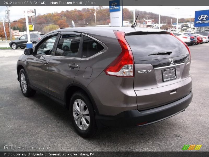 Urban Titanium Metallic / Black 2012 Honda CR-V EX 4WD