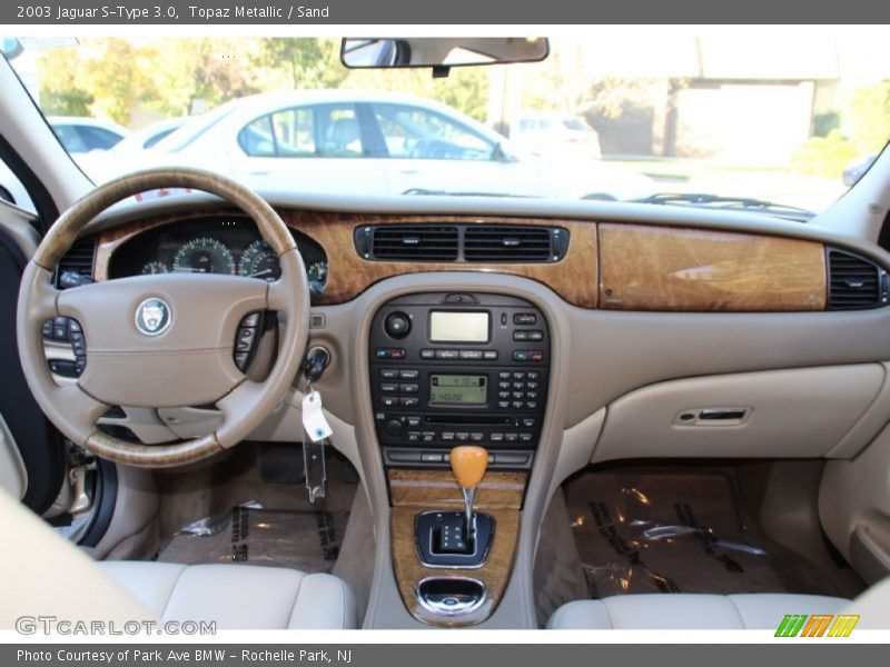 Topaz Metallic / Sand 2003 Jaguar S-Type 3.0