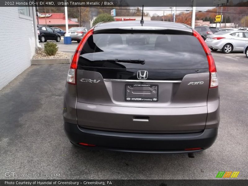Urban Titanium Metallic / Black 2012 Honda CR-V EX 4WD