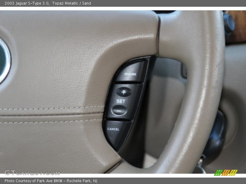 Topaz Metallic / Sand 2003 Jaguar S-Type 3.0
