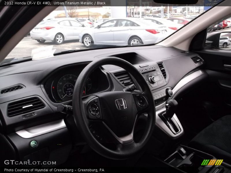 Urban Titanium Metallic / Black 2012 Honda CR-V EX 4WD
