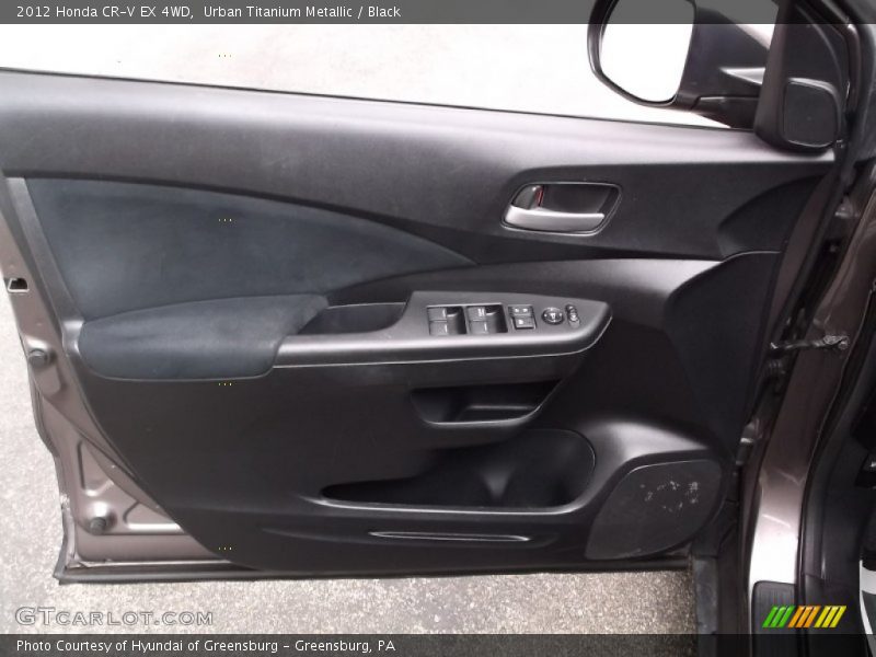 Urban Titanium Metallic / Black 2012 Honda CR-V EX 4WD