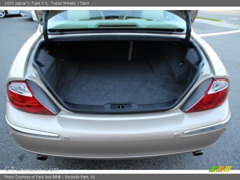 Topaz Metallic / Sand 2003 Jaguar S-Type 3.0