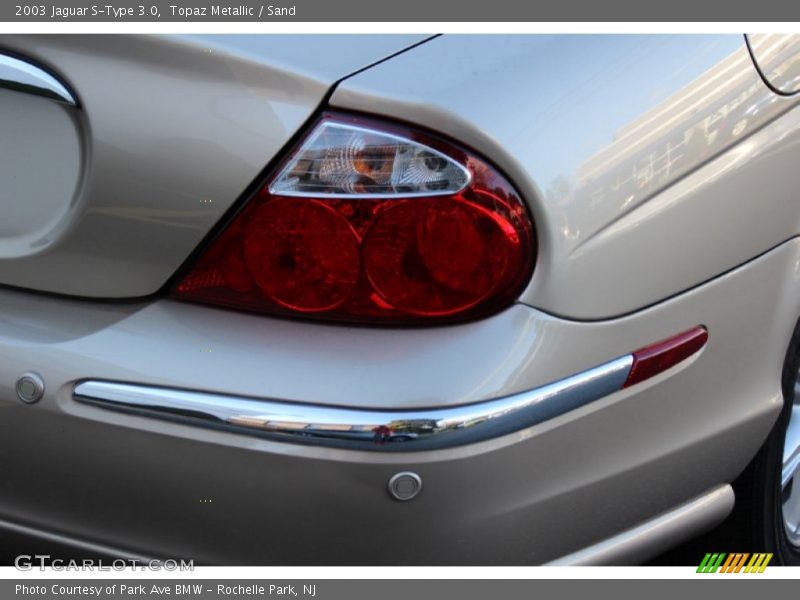 Topaz Metallic / Sand 2003 Jaguar S-Type 3.0