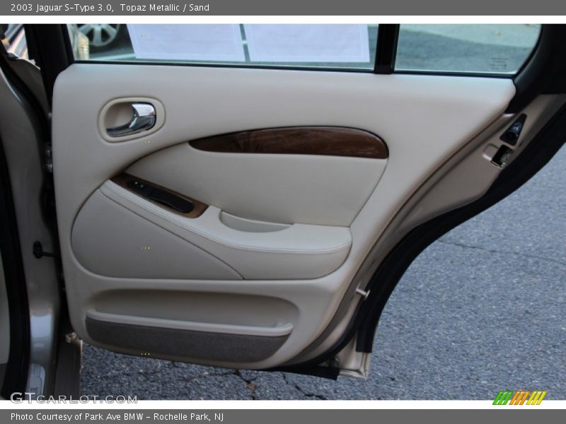 Topaz Metallic / Sand 2003 Jaguar S-Type 3.0