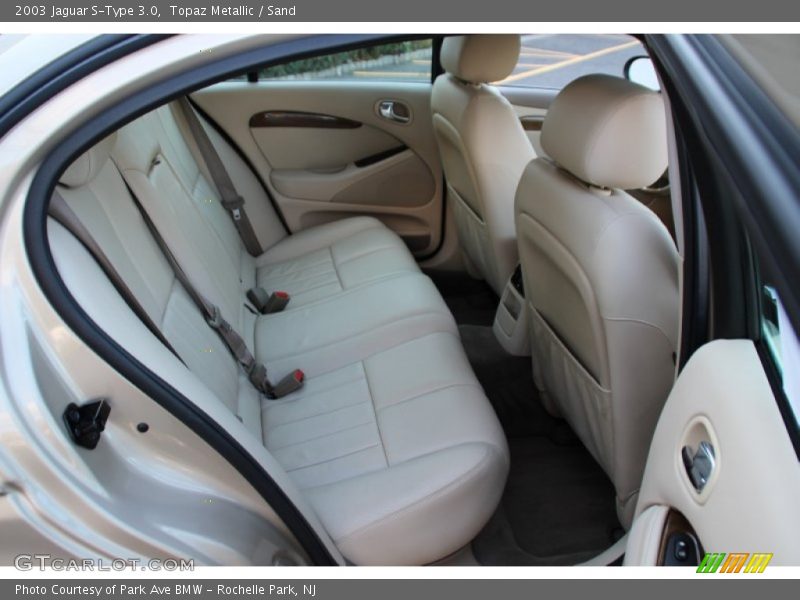 Topaz Metallic / Sand 2003 Jaguar S-Type 3.0