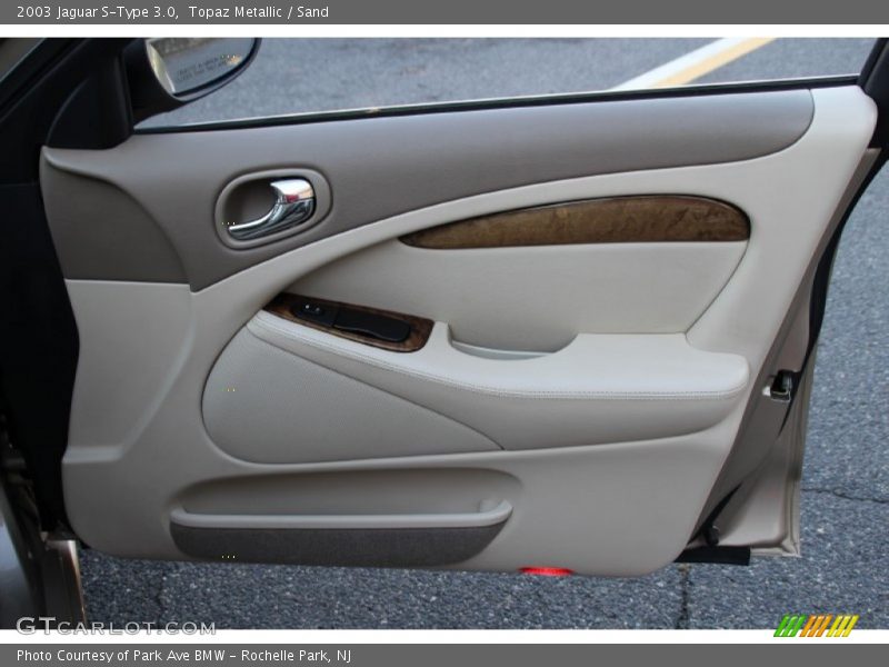 Topaz Metallic / Sand 2003 Jaguar S-Type 3.0