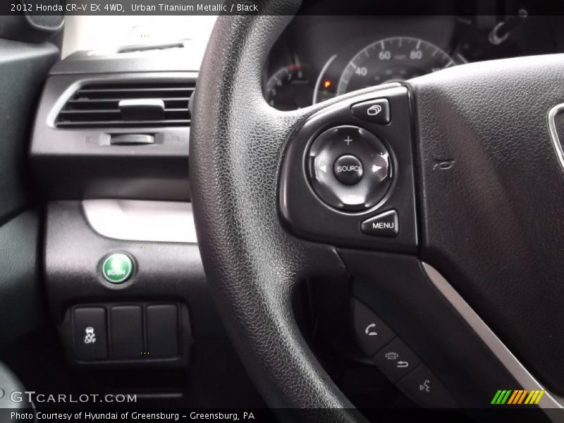 Urban Titanium Metallic / Black 2012 Honda CR-V EX 4WD