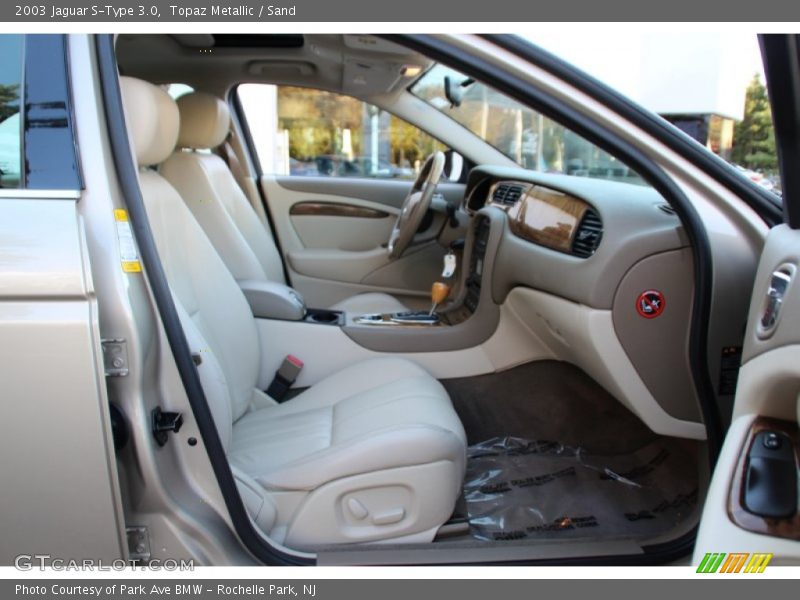Topaz Metallic / Sand 2003 Jaguar S-Type 3.0