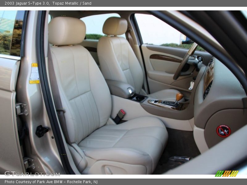 Topaz Metallic / Sand 2003 Jaguar S-Type 3.0