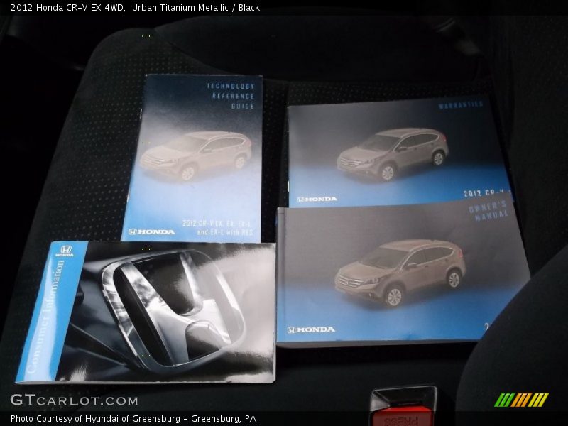 Urban Titanium Metallic / Black 2012 Honda CR-V EX 4WD