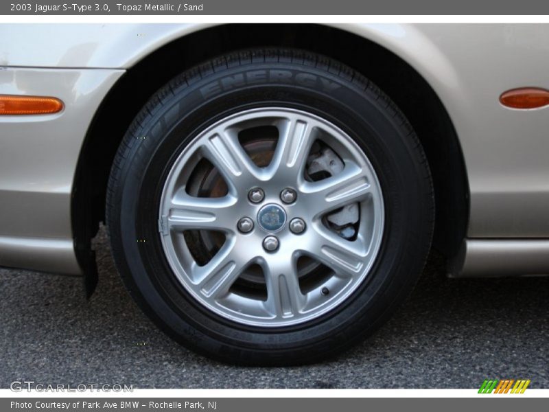 Topaz Metallic / Sand 2003 Jaguar S-Type 3.0