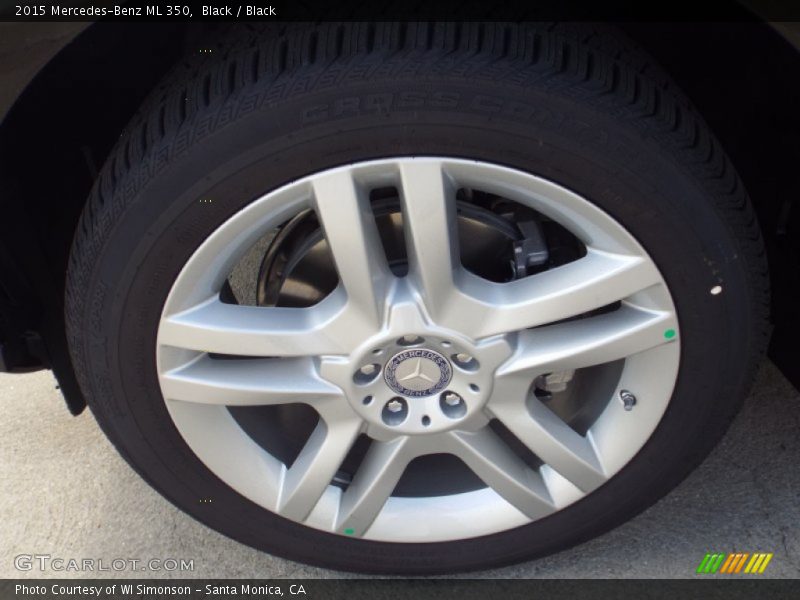Black / Black 2015 Mercedes-Benz ML 350