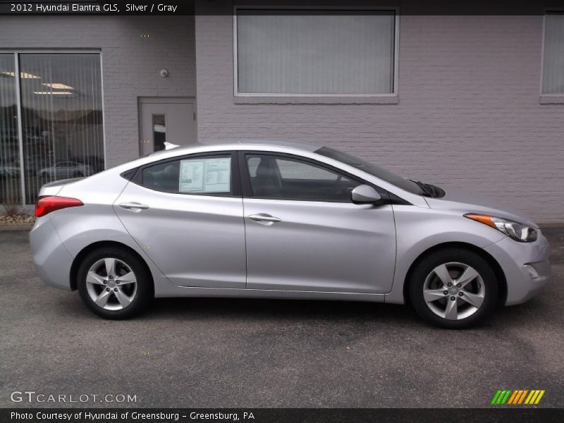 Silver / Gray 2012 Hyundai Elantra GLS