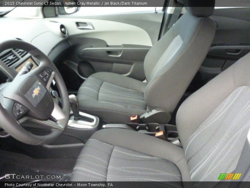 Ashen Gray Metallic / Jet Black/Dark Titanium 2015 Chevrolet Sonic LT Sedan