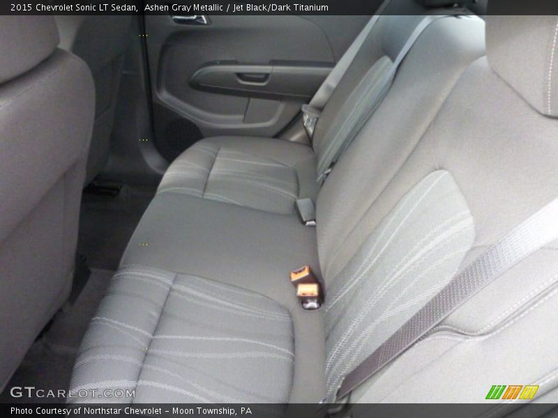 Ashen Gray Metallic / Jet Black/Dark Titanium 2015 Chevrolet Sonic LT Sedan