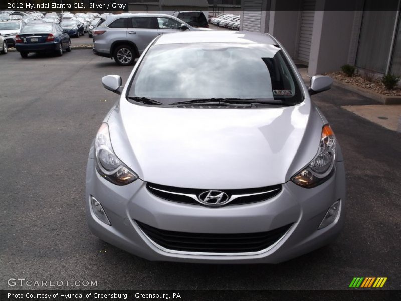 Silver / Gray 2012 Hyundai Elantra GLS