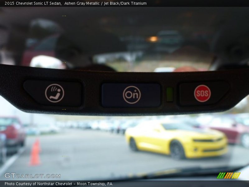 Ashen Gray Metallic / Jet Black/Dark Titanium 2015 Chevrolet Sonic LT Sedan