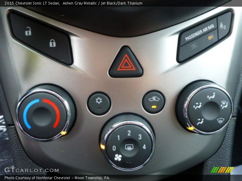 Ashen Gray Metallic / Jet Black/Dark Titanium 2015 Chevrolet Sonic LT Sedan